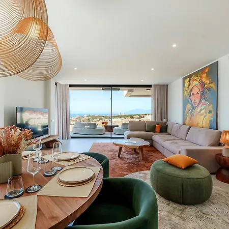 Appartement Vida - Luxury Panorama Seaview Penthouse In Organic-boho Design With Pool, Gym,