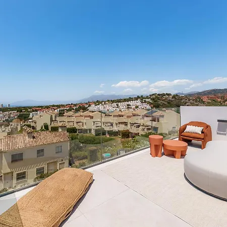 Vida - Luxury Panorama Seaview Penthouse In Organic-boho Design With Pool, Gym, Appartement Marbellac