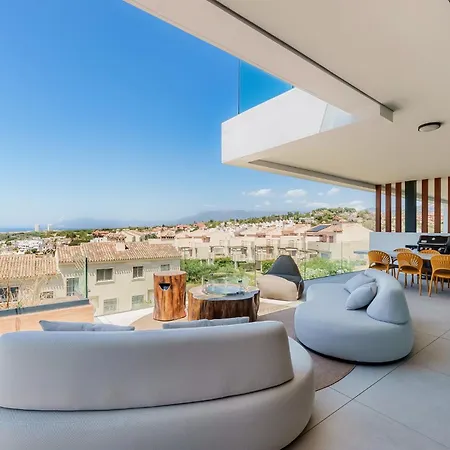 Appartement Vida - Luxury Panorama Seaview Penthouse In Organic-boho Design With Pool, Gym, *